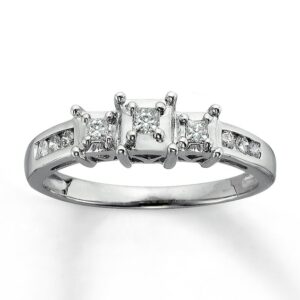 Kay Previously Owned Promise Ring 1/4 ct tw 14K White Gold