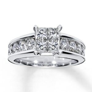 Kay Previously Owned Ring 1-3/4 ct tw Diamonds 14K White Gold