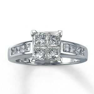 Kay Previously Owned Ring 1-5/8 ct tw Diamonds 14K White Gold