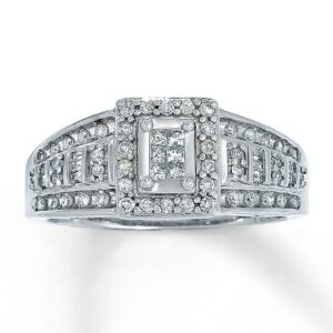 Kay Previously Owned Ring 3/8 ct tw Diamonds 10K White Gold