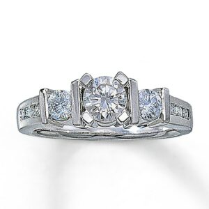 Kay Previously Owned Ring 7/8 ct tw Diamonds 14K White Gold