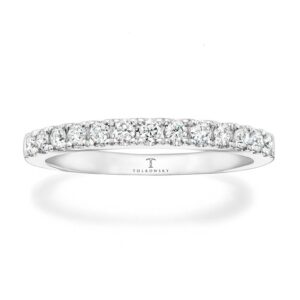 Kay Tolkowsky Diamonds 1/3 ct tw Wedding Band 14K White Gold