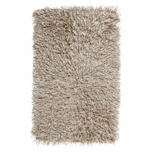 Kemen Luxurious Decorative Machine Washable Bath Mat, Beige, Large