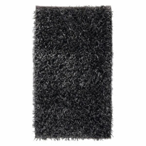 Kemen Luxurious Decorative Machine Washable Bath Mat, Dark Gray, Mediu