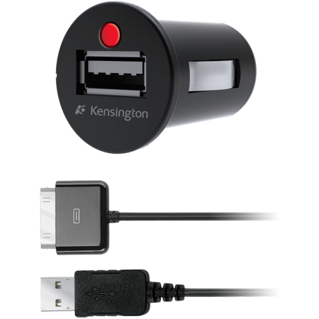 Kensington Powerbolt Micro Car Charger for Apple 30-pin iPod iPhone iPad