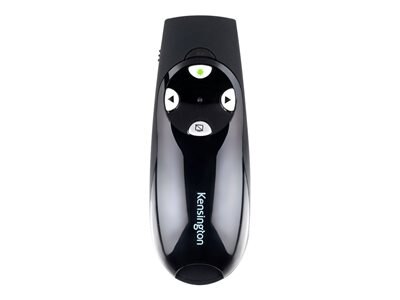 Kensington Presenter Expert with Green Laser presentation remote control - black