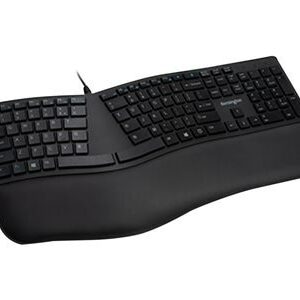Kensington Pro Fit Ergo Wired Keyboard - keyboard - US - black