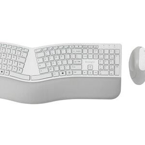 Kensington Pro Fit Ergo Wireless Keyboard and Mouse - keyboard and mouse set - US - gray