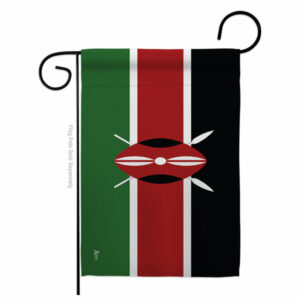 Kenya of the World Nationality Garden Flag