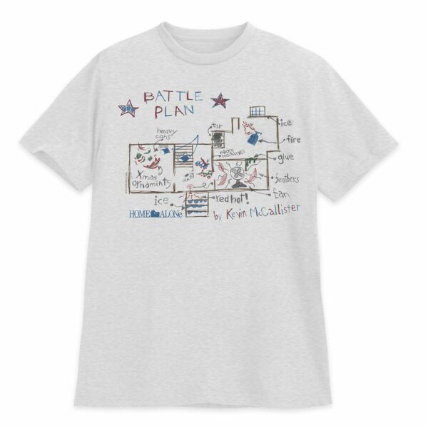 Kevin McCallister Battle Plan T-Shirt for Adults Home Alone Official shopDisney