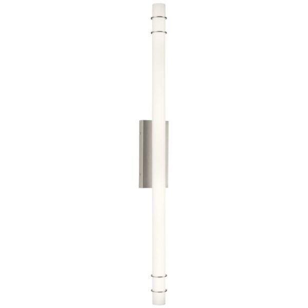 Kichler 11255LED Korona Single Light 48-1/2" Wide Integrated LED Bath Bar - ADA Compliant Brushed Nickel Indoor Lighting Bathroom Fixtures Bath Bar