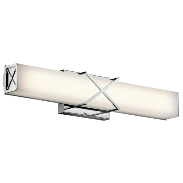 Kichler 45657LED Trinsic 22" Wide LED ADA Bathroom Bath Bar Chrome Indoor Lighting Bathroom Fixtures Bath Bar