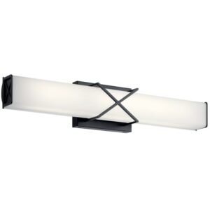 Kichler 45657LED Trinsic 22" Wide LED ADA Bathroom Bath Bar Matte Black Indoor Lighting Bathroom Fixtures Bath Bar