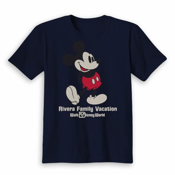 Kids' Walt Disney World Mickey Mouse Family Vacation T-Shirt Customized