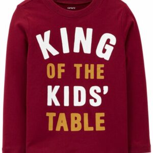 King Of The Kid's Table Jersey Tee