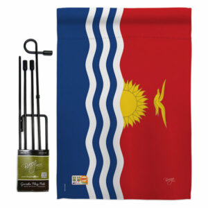 Kiribati Flags of the World Nationality Garden Flag Set