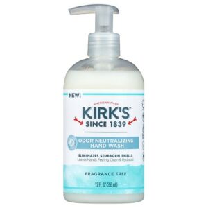 Kirk's Odor Neutralizing Hydrating Hand Soap Fragrance Free - 12.0 fl oz