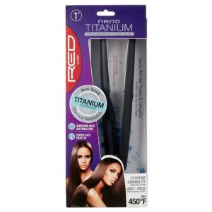 Kiss Titanium Flat Iron 1" - 1.0 ea