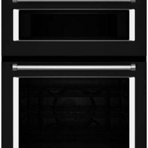 KitchenAid 27" Black Electric Built-In Microwave Combination Oven