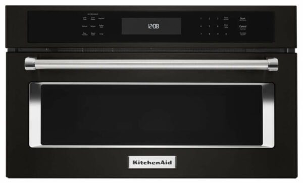 KitchenAid 27" Black Stainless Steel Built-In Microwave Oven