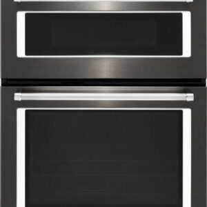 KitchenAid 27" Black Stainless Steel Electric Built-In Microwave Combination Oven