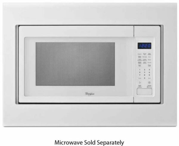 KitchenAid 27" White Built-In Microwave Oven Trim Kit