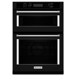 KitchenAid 30" Black Built-In Microwave Combination Oven