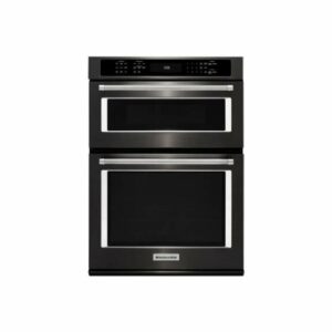 KitchenAid KOCE500E 30 Inch Wide 5.0 Cu. Ft. Combination Wall Oven with 1.4 Cu. Ft. Microwave Oven with Even-Heat True Convection Black Stainless