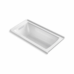 Kohler Archer 60"x30" Alcove Bath With Left-Hand Drain, White