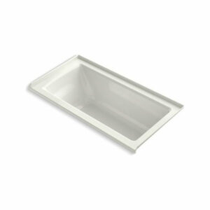 Kohler Archer 60"x30" Alcove Bath With Right-Hand Drain, Dune