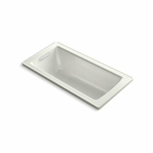 Kohler Archer 60"x30" Drop-In Bath and Reversible Drain, Dune