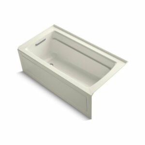 Kohler Archer 60"x32" Alcove Bath w/ Integral Apron, Left-Hand Drain,