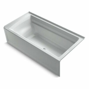 Kohler Archer 72"x36" Alcove Bath With Right-Hand Drain, Ice Gray