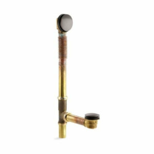 Kohler Clearflo Brass Toe Tap Bath Drain, Oil-Rubbed Bronze