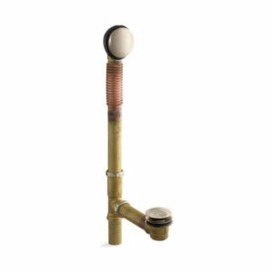 Kohler Clearflo Brass Toe Tap Bath Drain, Vibrant Brushed Bronze