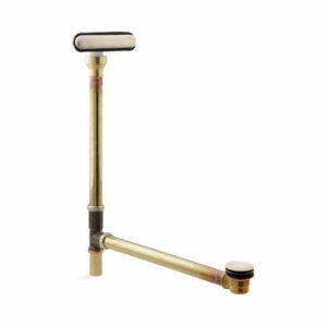 Kohler Clearflo Slotted Overflow Brass Bath Drain, Vibrant Brushed Bro