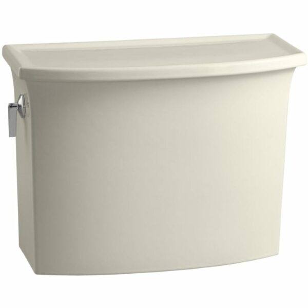 Kohler K-4431 Archer 1.28 GPF Toilet Tank Only with AquaPiston Technology Biscuit Fixture Toilet Tank Only