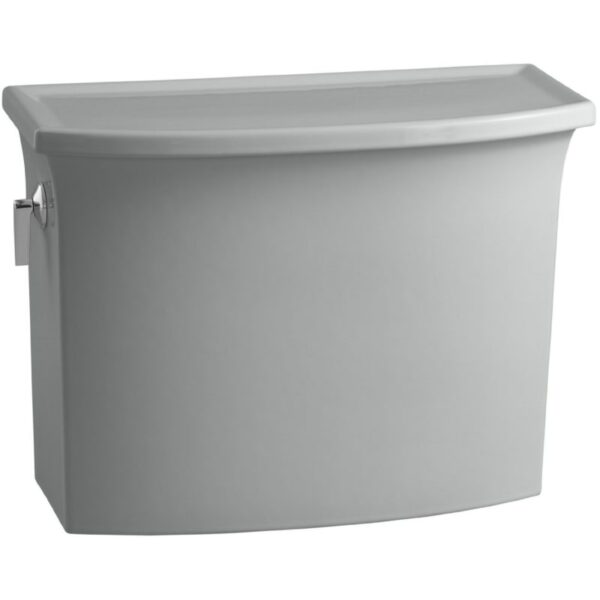 Kohler K-4431 Archer 1.28 GPF Toilet Tank Only with AquaPiston Technology Ice Grey Fixture Toilet Tank Only