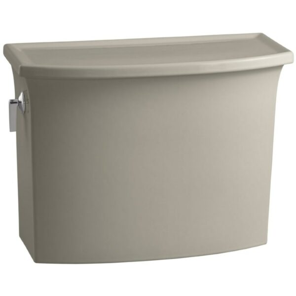 Kohler K-4431 Archer 1.28 GPF Toilet Tank Only with AquaPiston Technology Sandbar Fixture Toilet Tank Only