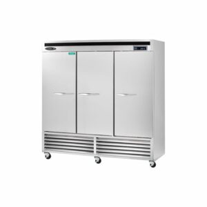 Kool-It KBSF-3 72 Cu. Ft. Triple Door Reach-In Freezer Stainless Steel Commercial Freezers Freezer Reach-In