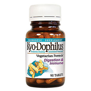 Kyo-Dophilus Probiotic Supplement for Digestive & Immune Health - Vegetarian Formula (90 Tablets)