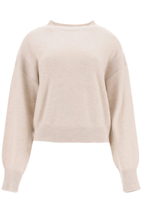 LE KASHA MODENA CASHMERE SWEATER M Beige Cashmere