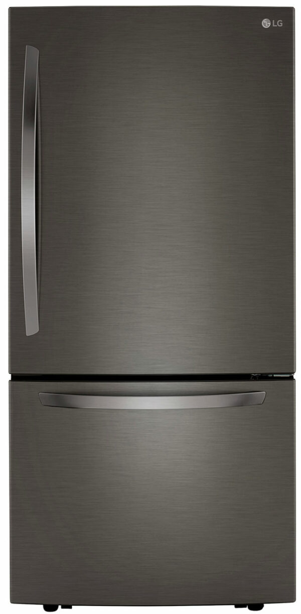 LG 26 Cu. Ft. PrintProof Black Stainless Steel Bottom Freezer Refrigerator