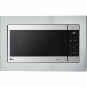 LG MK2030N 30 Inch Wide Trim Kit for LG Built-In Microwaves Stainless Steel Cooking Appliance Accessories and Parts Microwave Accessories Trim Kits