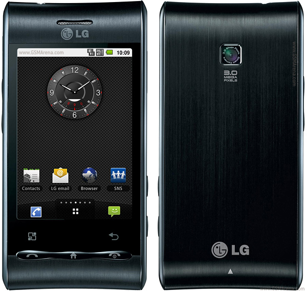 LG Optimus GT540 Cell Phone, Bluetooth, 3MP Camera, World, Wi-Fi, - Unlocked