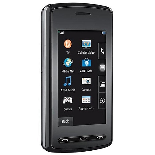 LG VU CU920 QuadBand Unlocked Phone with 2 MP Camera, Touch Screen and MP3 Player (Black) - CU920-BLK-Unlocked-RB