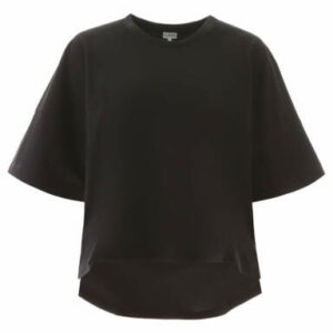 LOEWE ANAGRAM EMBROIDERY T-SHIRT XS Black Cotton