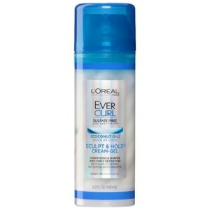L'Oreal Evercurl Sulfate Free Sculpt & Hold Cream-Gel - 5.0 oz