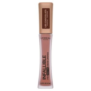 L'Oreal Paris Infallible Pro Matte Les Chocolats Scented Liquid Lipstick - 0.21 fl oz