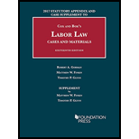 Labor Law-2017 Stat. Appendix and Case Supplement